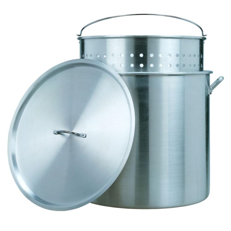 Stock Pot with Strainer Basket  Image