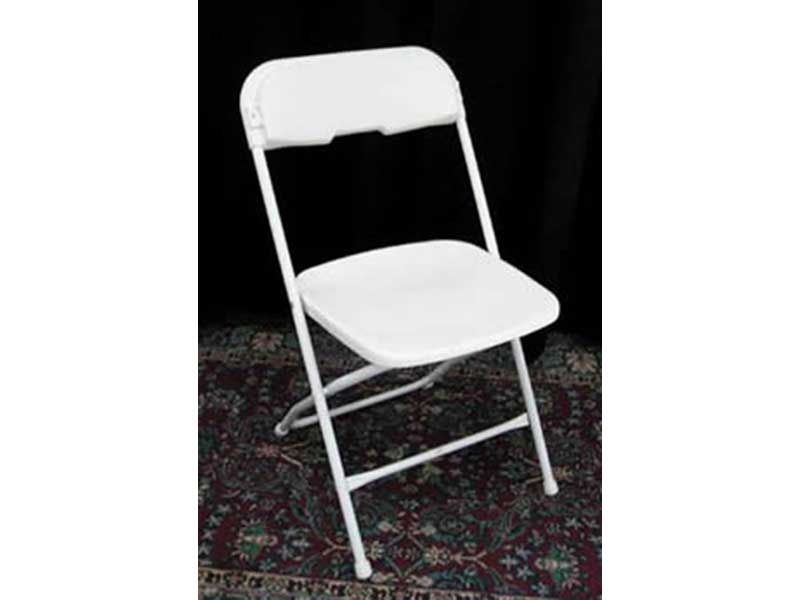 White Folding Chairs Image