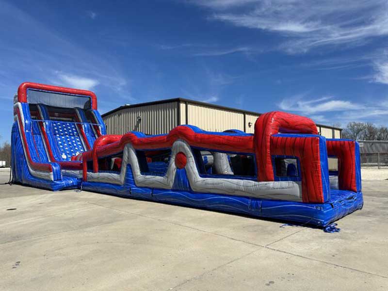 70' American Rush Obstacle Slide Combo Image