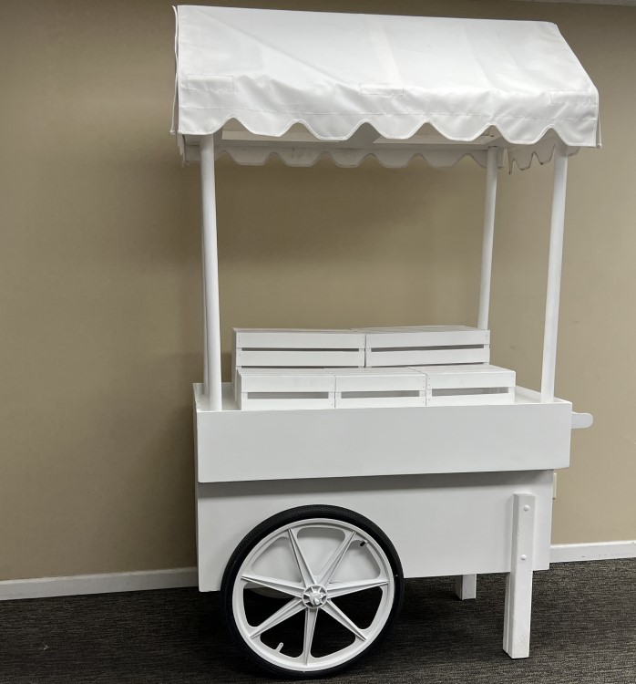 White Event Cart  Image