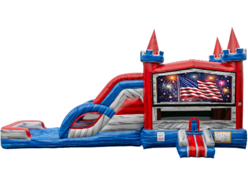 Castle Tower Wet/Dry Combo with USA Panel Image