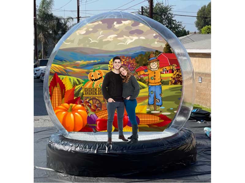 Fall Festival Snow Globe Image